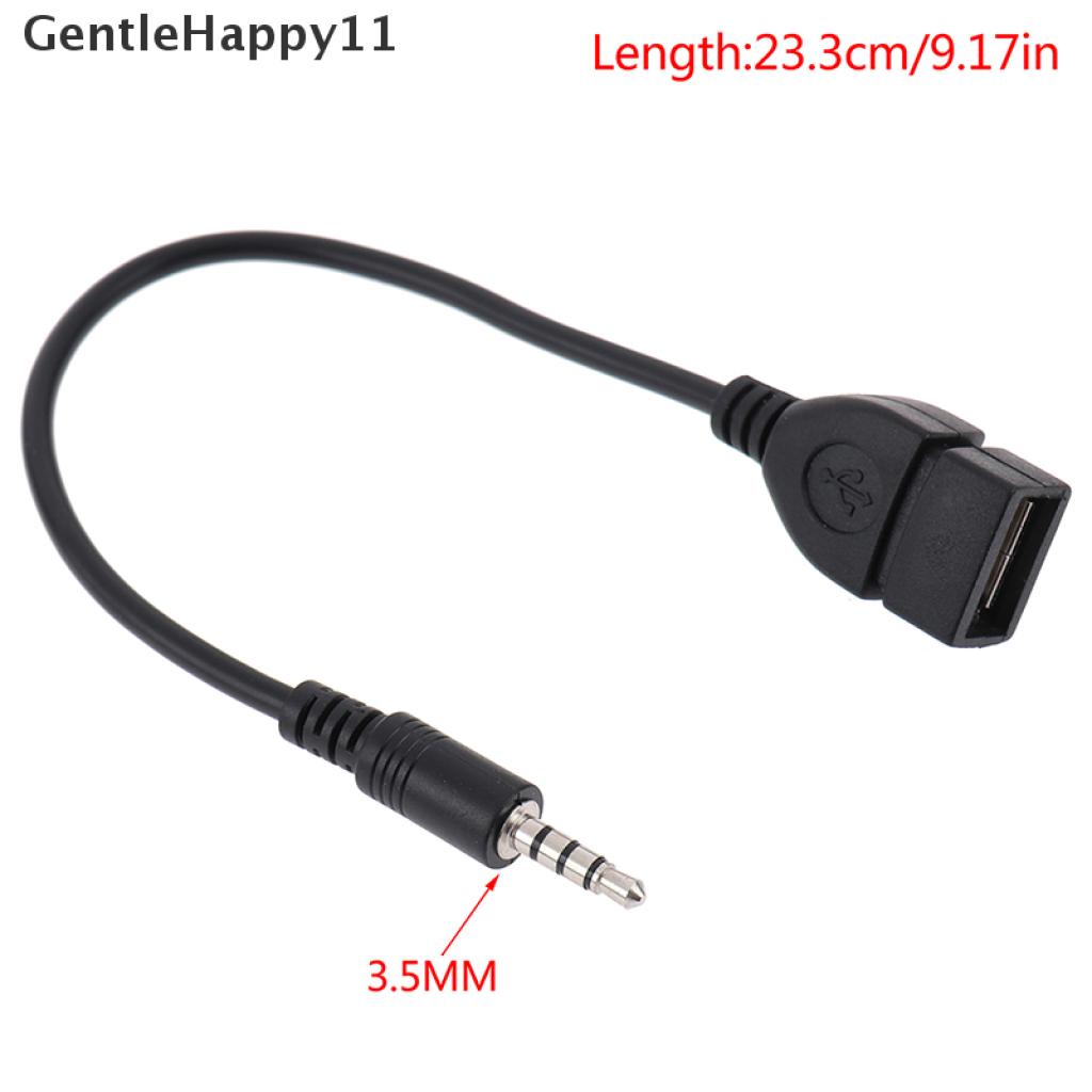 Gentlehappy Kabel Audio Elektronik Ke USB Untuk Mobil