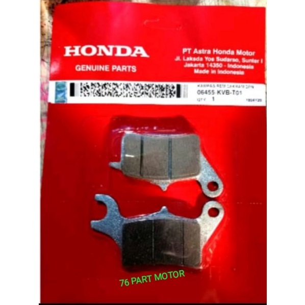 KAMPAS REM DEPAN ASLI HONDA  for all HONDA BEAT/VARIO/SCOOPY/SPACY