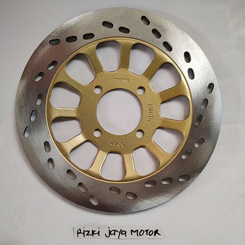 Piringan cakram depan shogun 110 lama satria 2 takPiringan cakram depan shogun 110 lama satria 2 tak