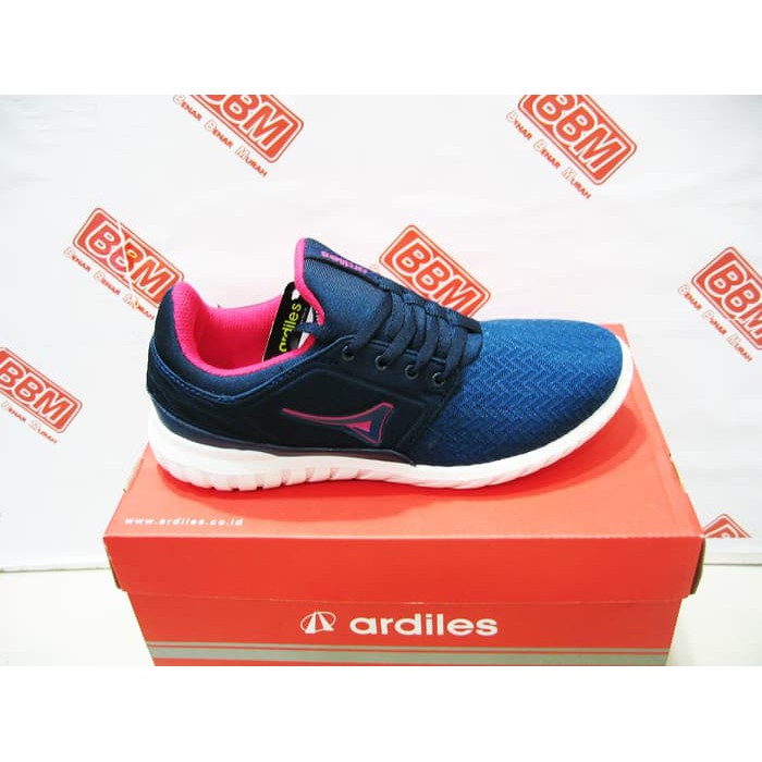ARDILES ZIMMA - SEPATU WANITA SNEAKER RUNNING SANTAI - Biru Navy