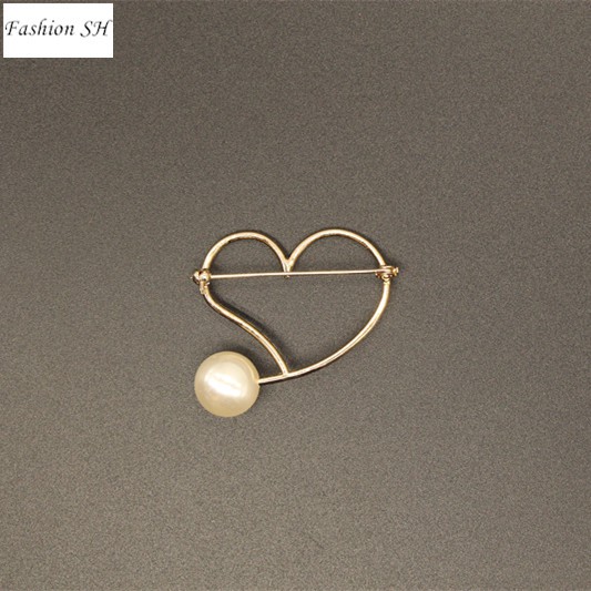 All-match fashionable pearl ring brooch     M40212