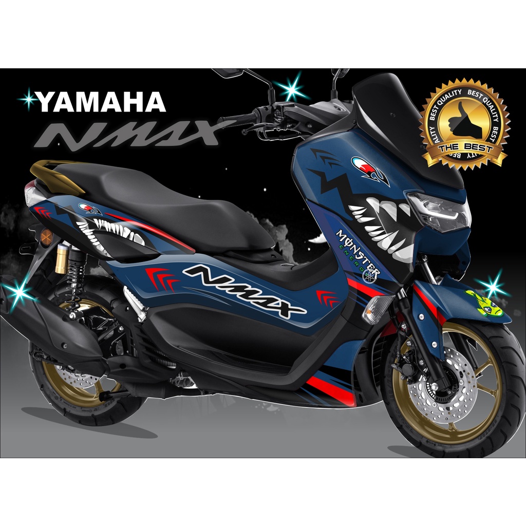 DECAL NMAX NEW MOTIF SHARK / NMAX NEW 2020