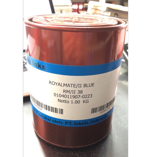 

Tinta royalmate blue No 38/ tinta cat printing sablon warna blue