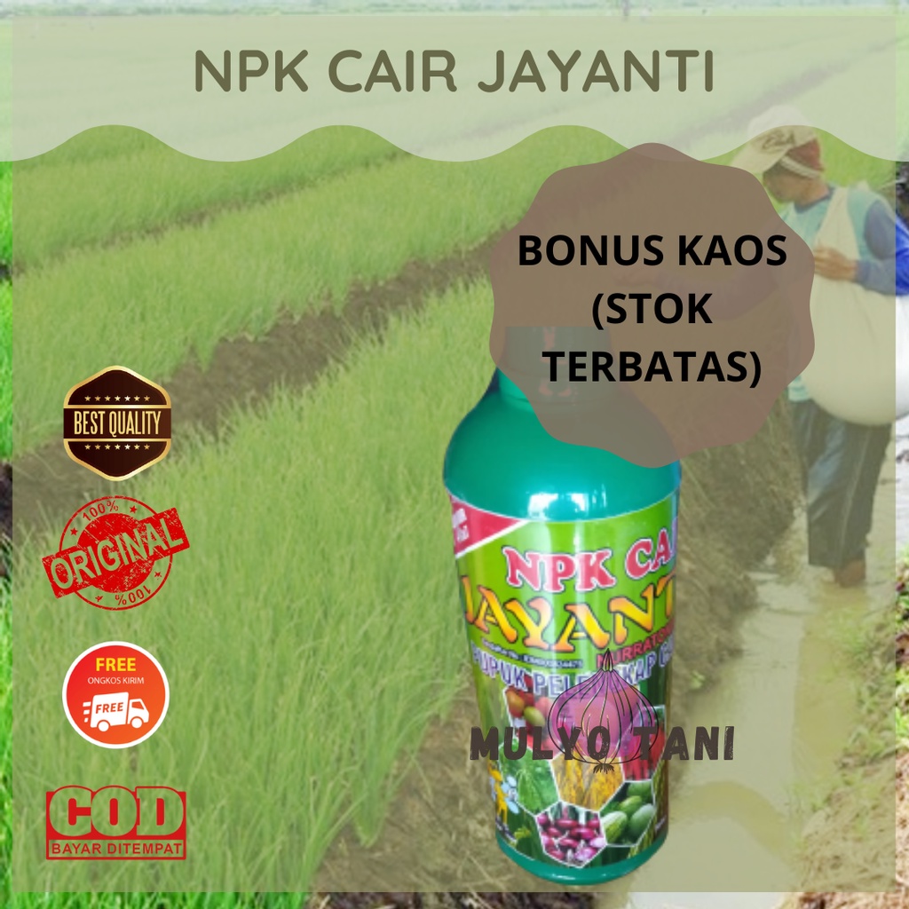 NPK CAIR JAYANTI 1 LITER l BONUS KAOS KEREN