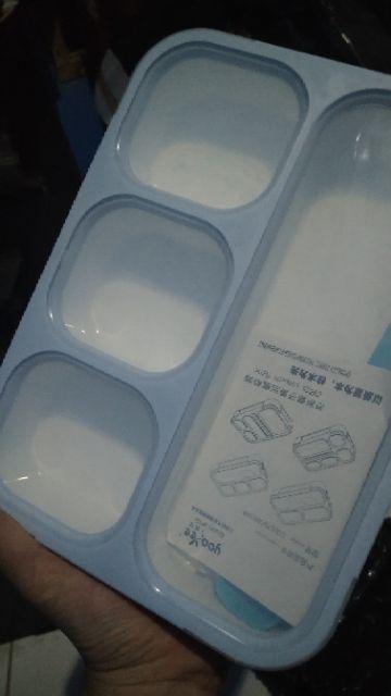 Tempat Makan Yooyee 578 Green Pink Blue Anti Tumpah