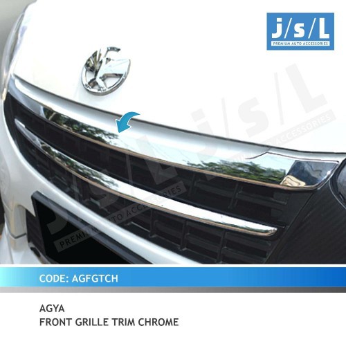 list grille agya chrome
