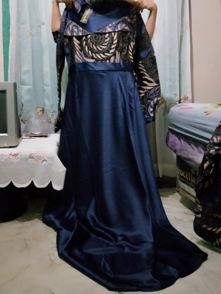 New Gamis Sarimbit / Kopel Gamis / Batik Cardi Murah / Baju Gamis Batik Pasangan/ Batik Sarimbit