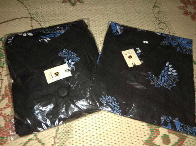 Baju Batik Couple Gamis Jumbo Murah Pasangan Modern Muslim | Klyn - 001 Cg Sakura