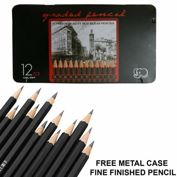 

TERMURAH Superior Blacklead Pencils 12pcs (Free Case) Set Pensil Sketsa Drawing/TEMPAT PENSIL AESTHETIC/TEMPAT PENSIL ANAK PEREMPUAN/TEMPAT PENSIL LUCU/TEMPAT PENSIL 3D/TEMPAT PENSIL TRANSPARAN/TEMPAT PENSIL LUCU/TEMPAT PENSIL KOREA/TEMPAT PENSIL