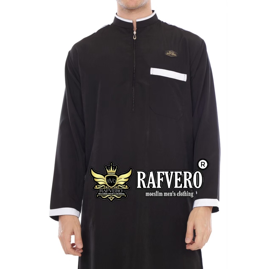 Jubah Gamis Muslim Alvaro Pria Dewasa Original Rafvero