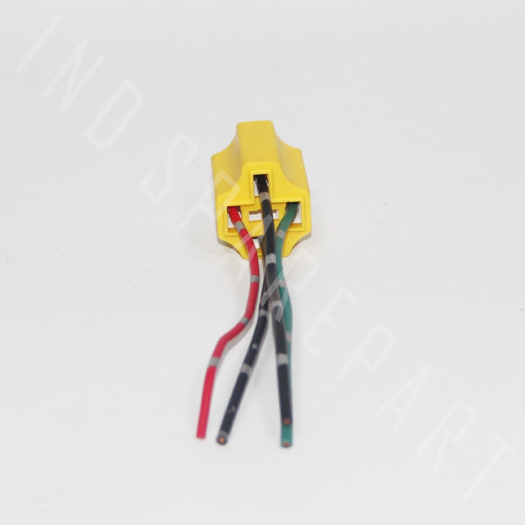 Socket-Soket Relay-Riley-Rilei Klakson 4 Kaki-Kabel Keramik-Ceramic