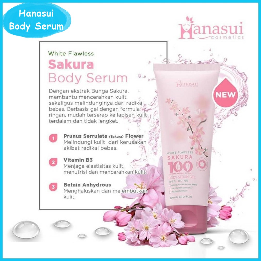 Hanasui Hb Milky,Body Care,Parfume Body Lotion, Bpom