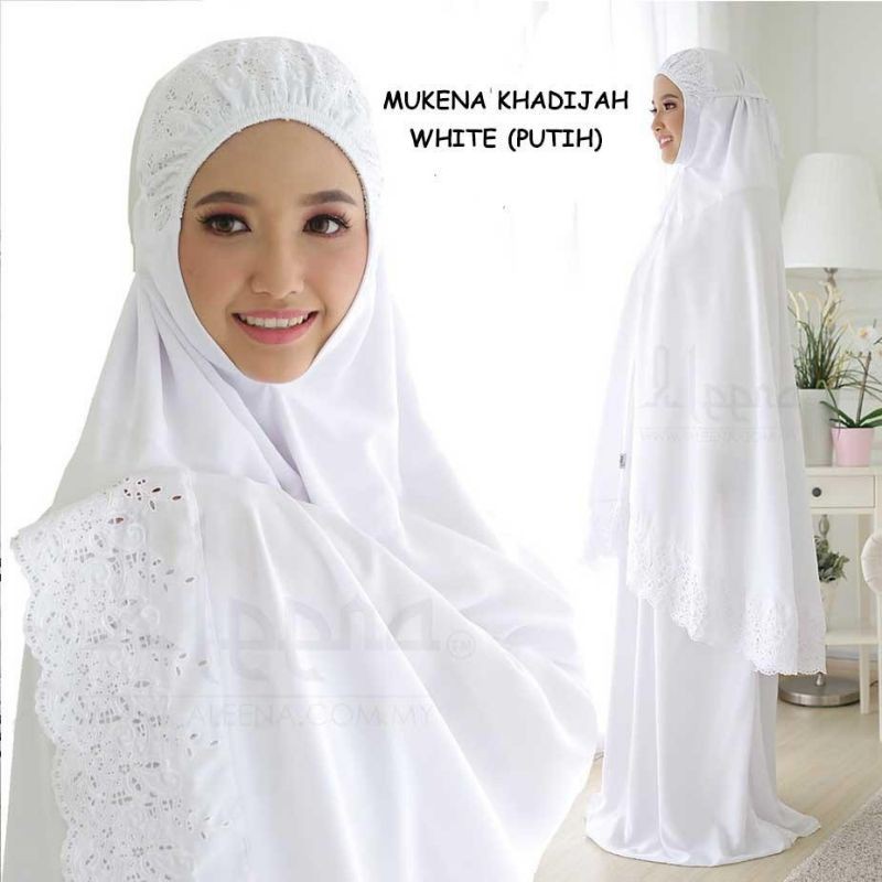 MUKENA KHADIJAH PUTIH