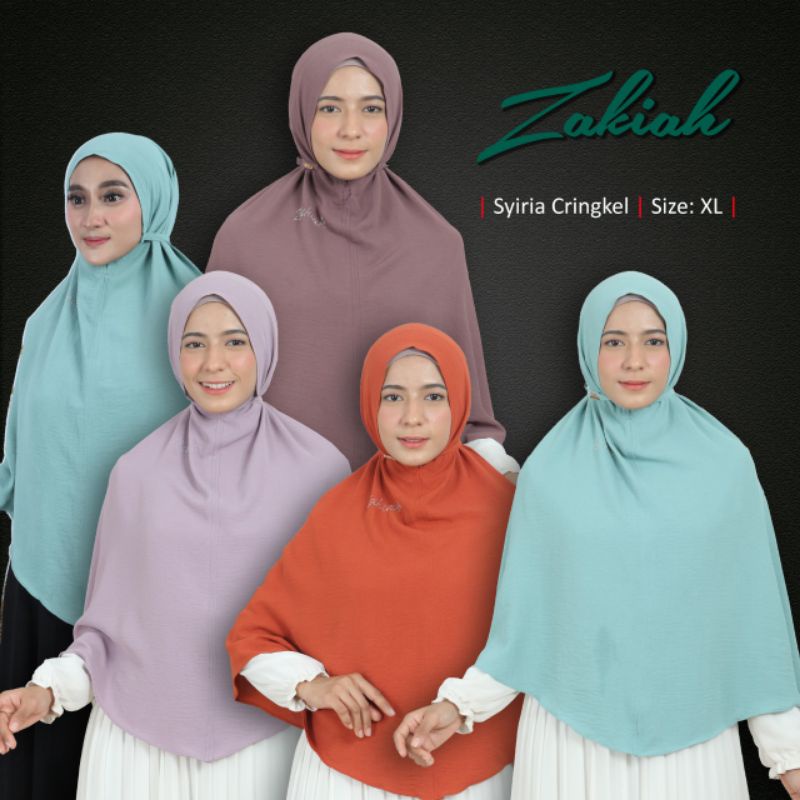 khimar hijab bergo zakiah xl