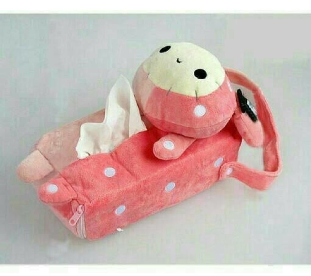 TISSUE BAG HOLDER TEMPAT TISSUE GANTUNG MOBIL KARTUN KARAKTER CARTOON