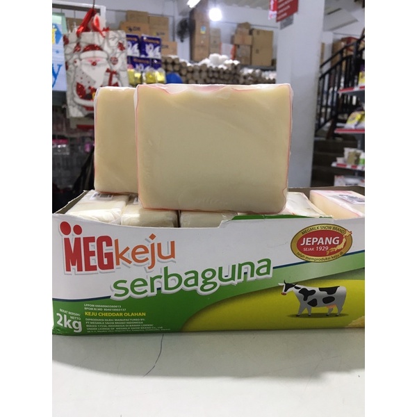 

MEGKEJU SERBAGUNA CHEDDAR CHEESE (REPACK 250gr)