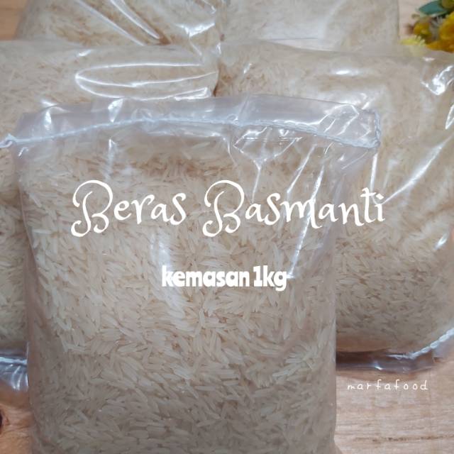 

Beras basmanti kurang lebih 1 kg | Marfafood