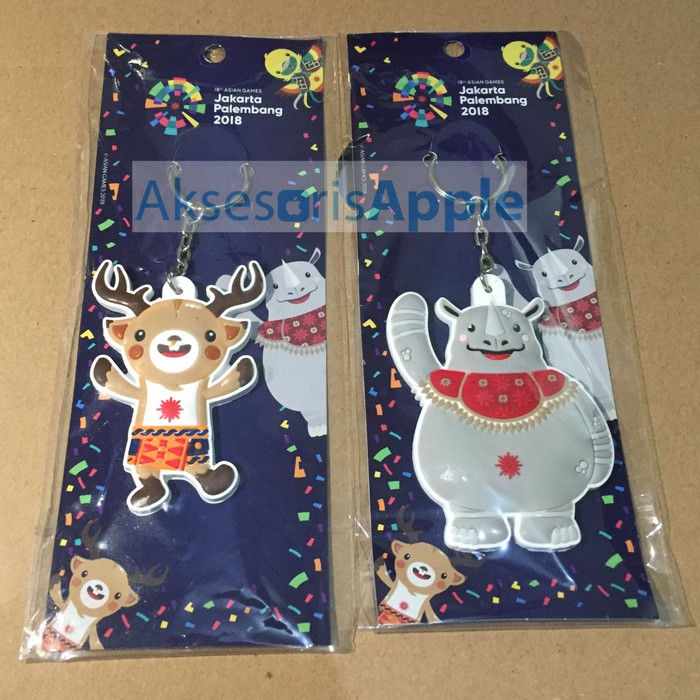 Keychain Asian Games 2018 Maskot [Official Merchandise]