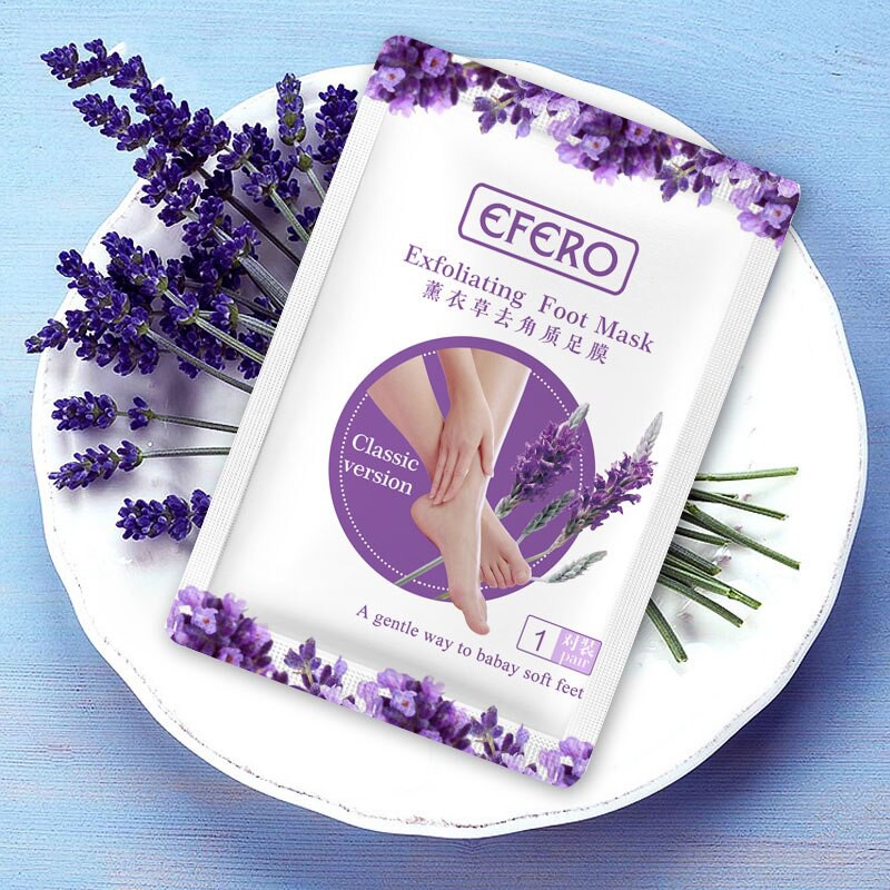 Masker Kaki Efero Pengelupas Kulit Mati Masker Kaki Pecah Kering Foot Peeling Feet Mask Exfoliating