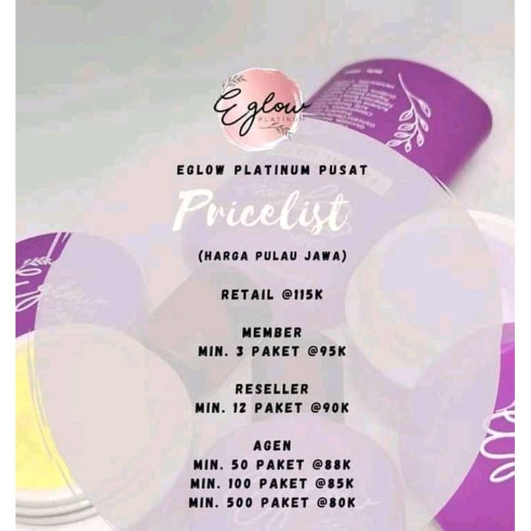 Eglow platinum skincare