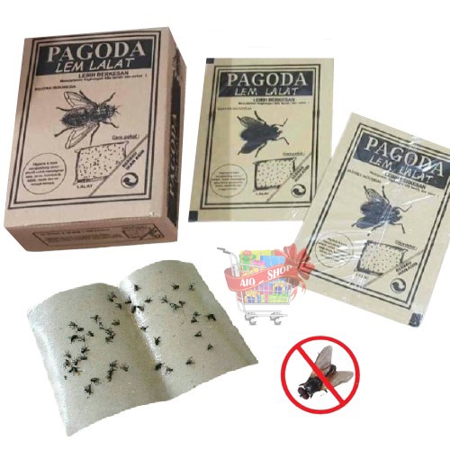AIO SHOP-Perangkap lalat sakti Lem Perangkat Lalat Kertas Perangkap Lalat