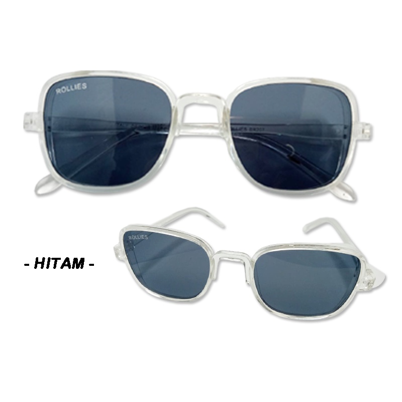 Promo! Kacamata Fashion Vintage Lensa Warna Warni Frame Kotak Kacamata Korean Design Retro Gaya Kacamata Hitam Candy Color Sunglasses Unisex Kacamata Dewasa