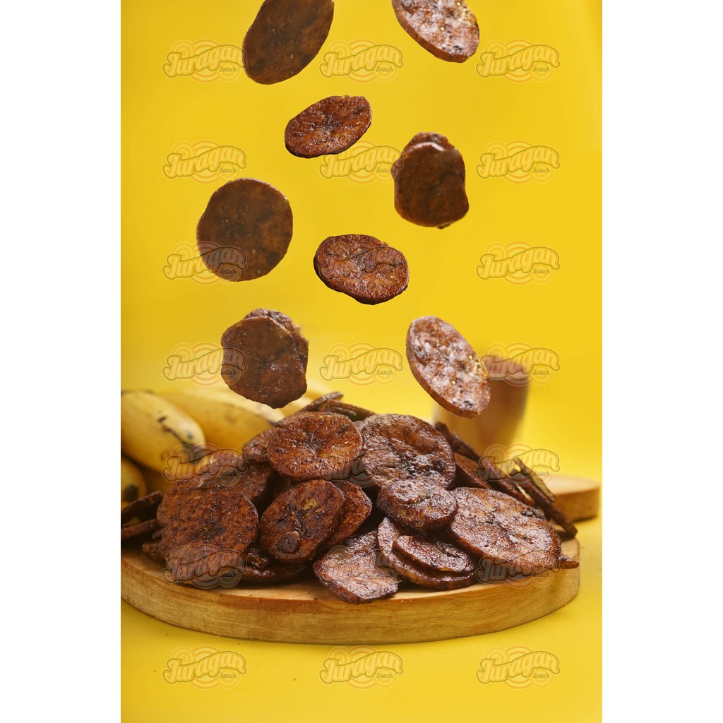 KERIPIK PISANG COKLAT COKELAT 125 gram snack kiloan makanan ringan jajanan cemilan camilan manis murah