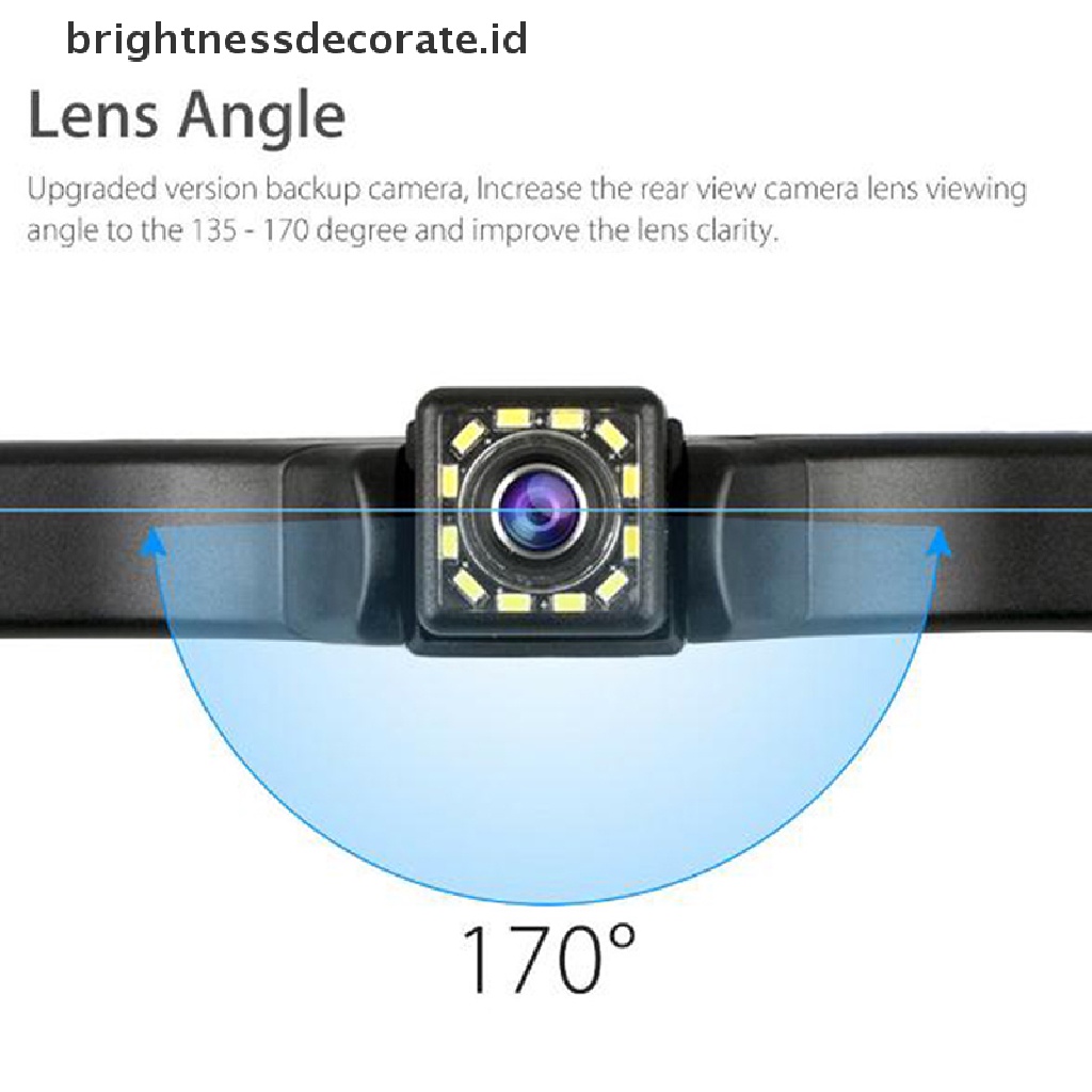 (Birth) Kamera Belakang Mobil Hd 170 Derajat ° Kamera Night Vision Anti Air
