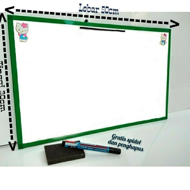 

Segera Ambil Papan Tulis White Board Anak Karakter Ukuran 30x50