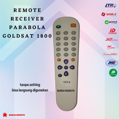 Remot  REMOTE RECEIVER PARABOLA GOLDSAT 1800 - ECERAN Dan GROSIR