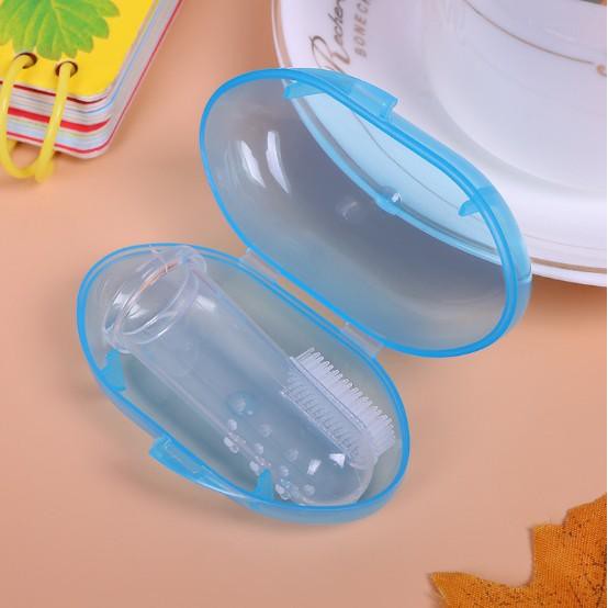 Sikat Gigi Lidah Bayi Silikon / Baby Finger Brush Silicone /Sikat Gigi Jari Bahan Silikon untuk Bayi