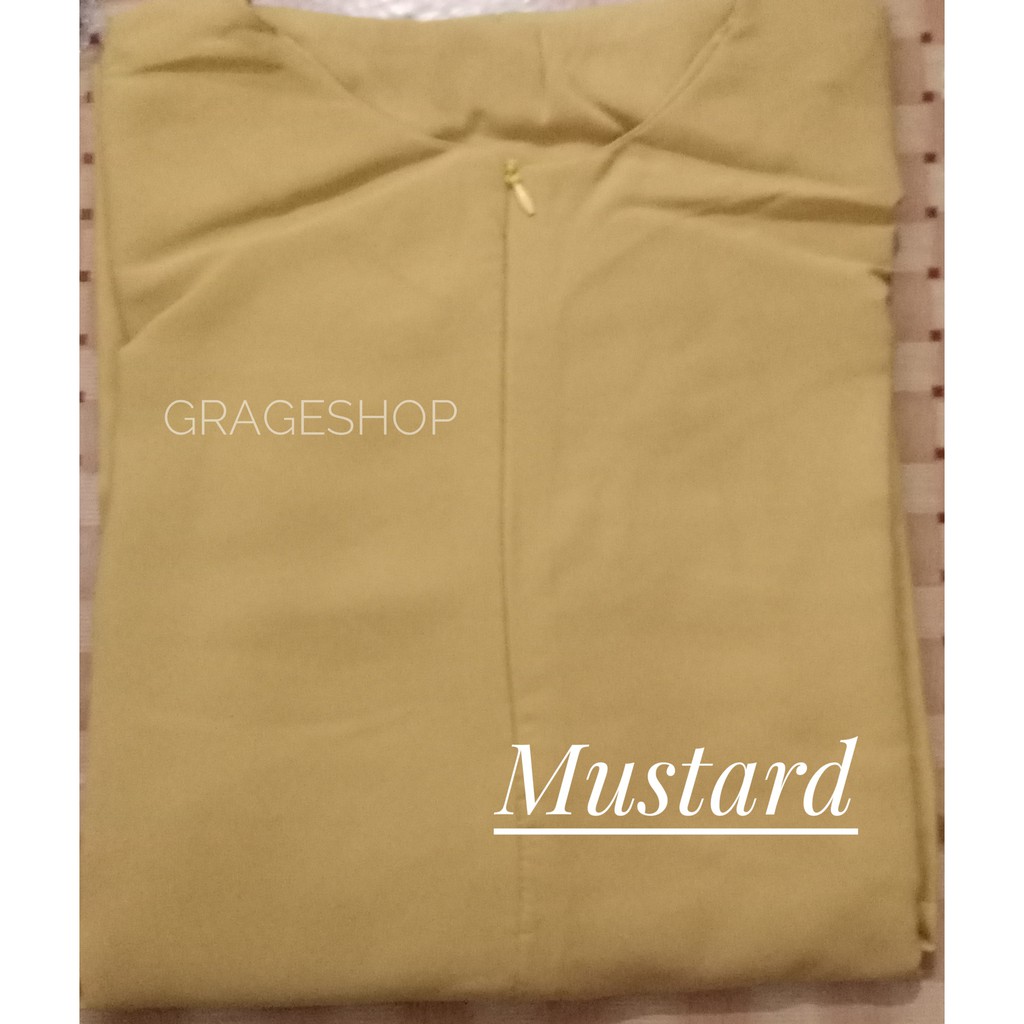 GAMIS  WOLFIS wolvis woolpeach abaya dress syari busana muslim baju remaja longdress Size M