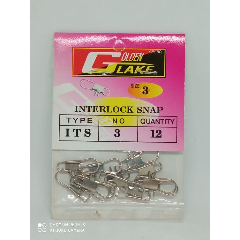 Penitik Golden Lake Interlock Snap ( No.03 )