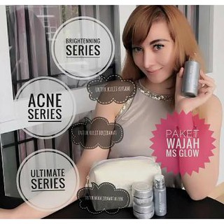 MS GLOW ACNE SERIES/PERAWATAN WAJAH/UNTUK KULIT BERJERAWAT  