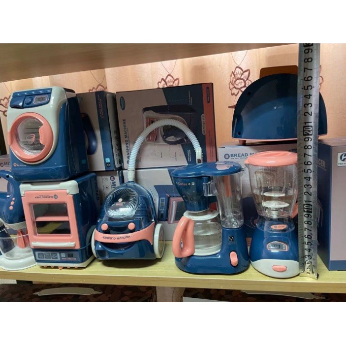 Mainan Anak Perlengkapan Rumah Tangga Juicer Coffee Machine Laundry