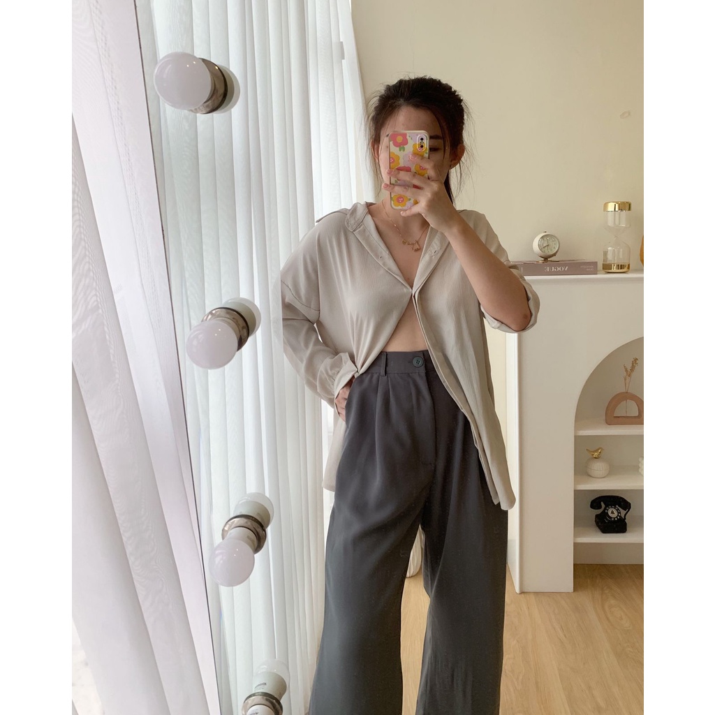 LOOSE TROUSERS PANTS - Celana wanita - pants wanita - bawahan wanita-2