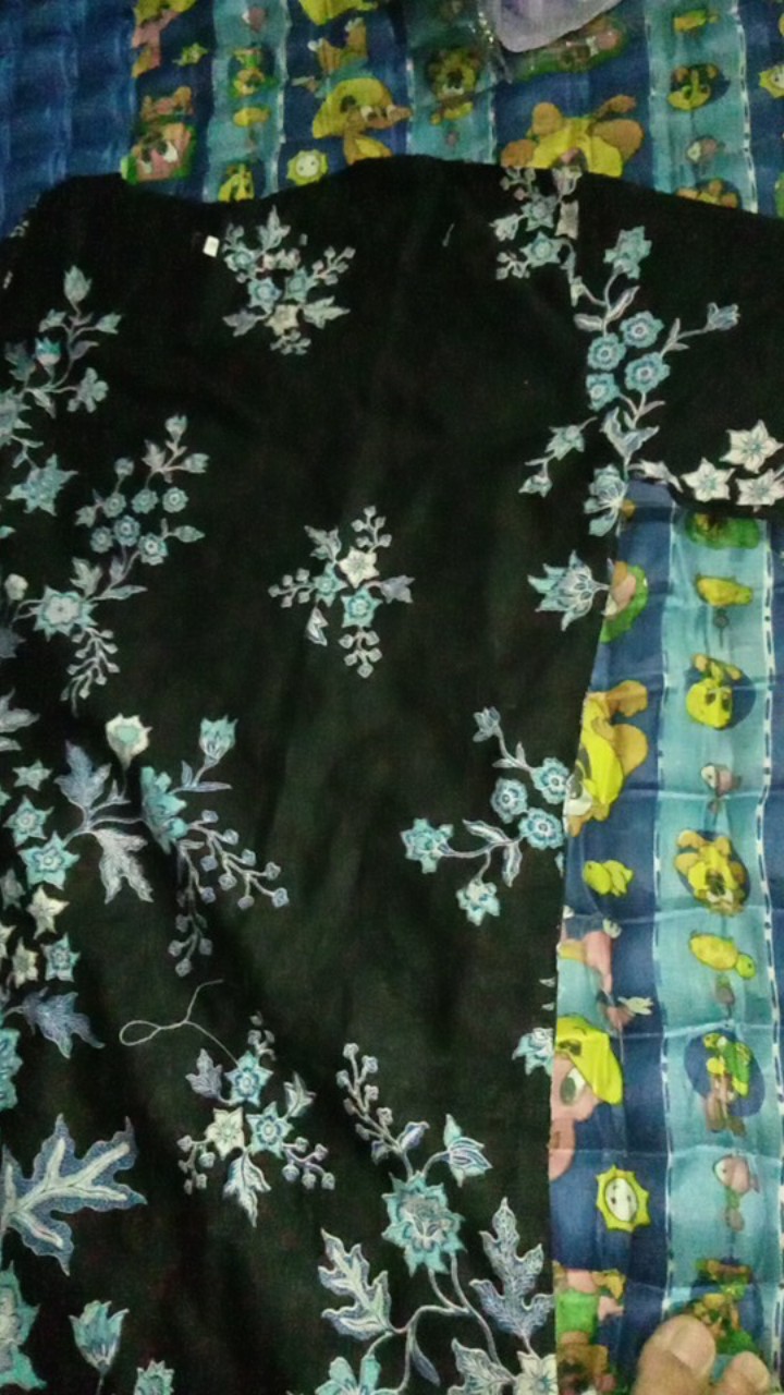 Batik Couple Keluarga Sania Ruffle Ori Ndoro Jowi Dnt Motif Cibulan