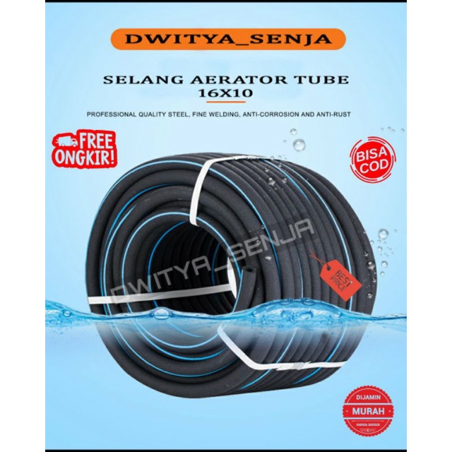 SELANG UNIRING, SELANG AERATOR 16x10mm, SELANG AERASI