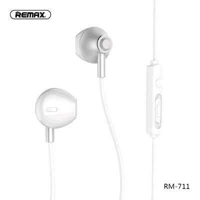 Remax Earphone Wired Headset Earbud For Calls And Music - RM-711 original