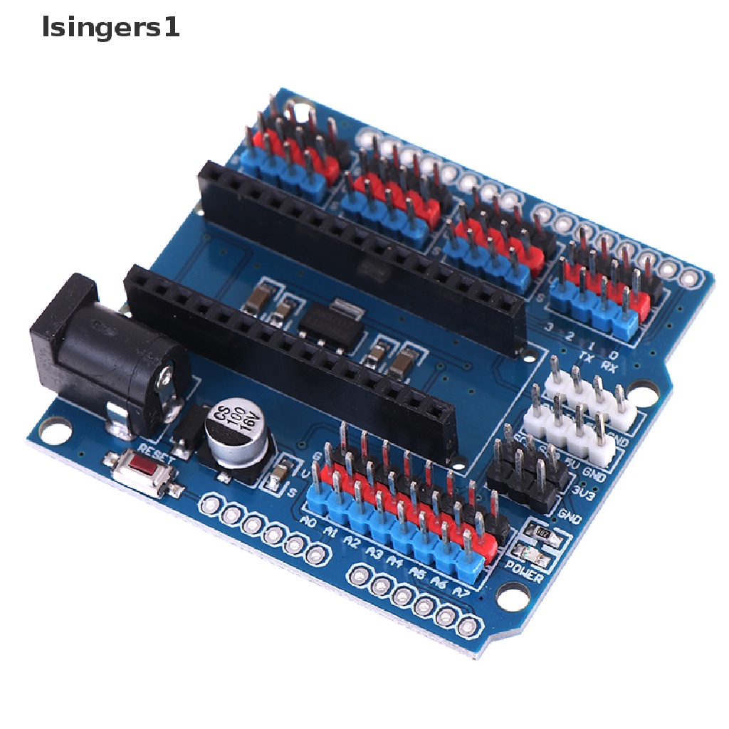 (lsingers1) Nano I / O Modul sensor shield expansion Untuk arduino r3 nano