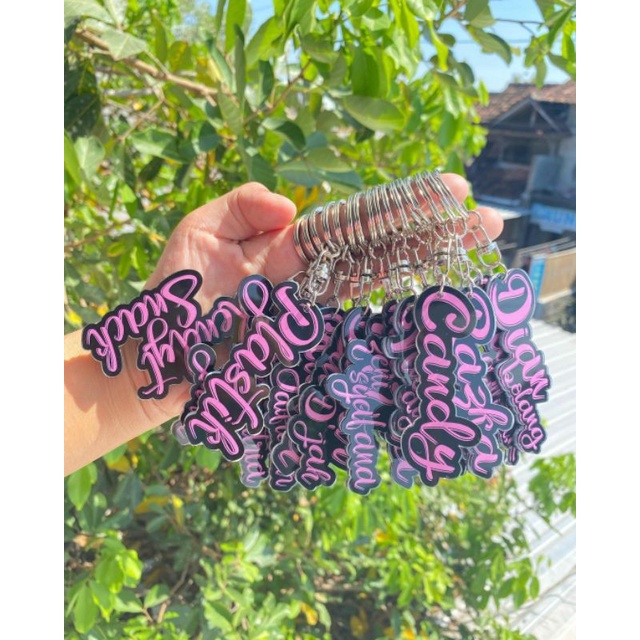 

Bie Store ✨ Gantungan Akrilik Nama Custom