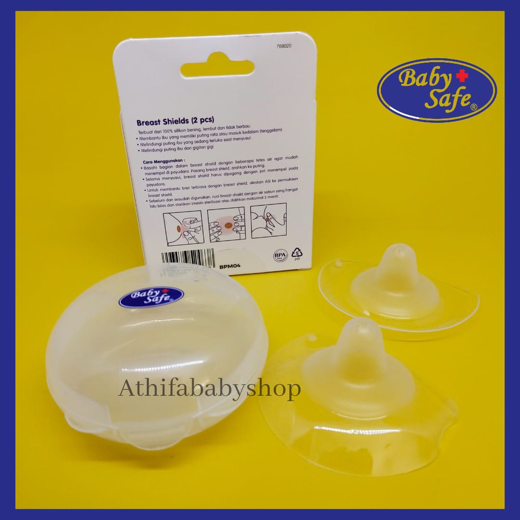 Niple Shield Penyambung Puting Pelindung Puting Menyusui Nipple Puller Baby Safe Breast Shield Isi 2