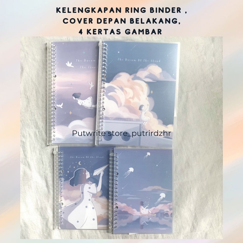 

Cover Binder dan Ring Plastik Set B5 A5