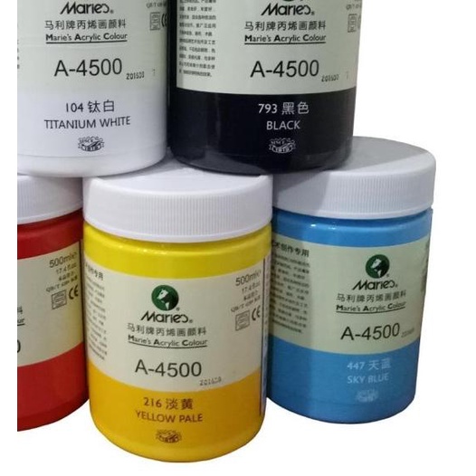 

☋ Maries Acrylic Paint 500ml / Cat Maries Akrilik 500ml - Mauve Pale ☺