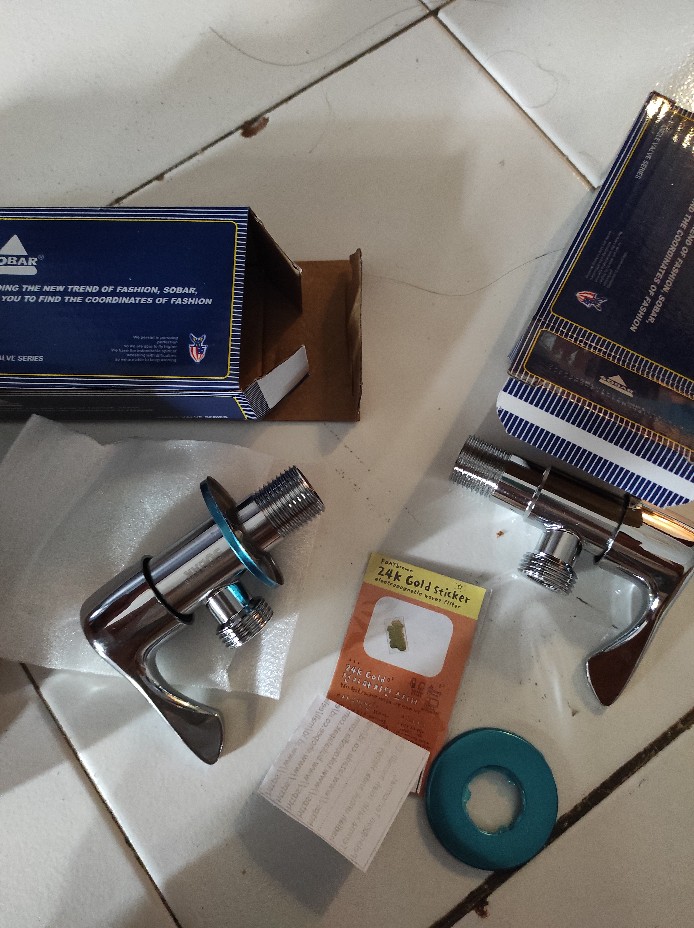 Eelic Krn-205b Kran Shower Air Closet Handle Model Engkol 1/2 Inch