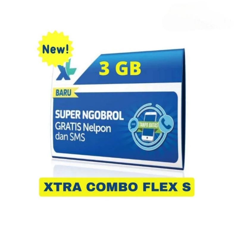 Kartu perdana XL Combo flex S