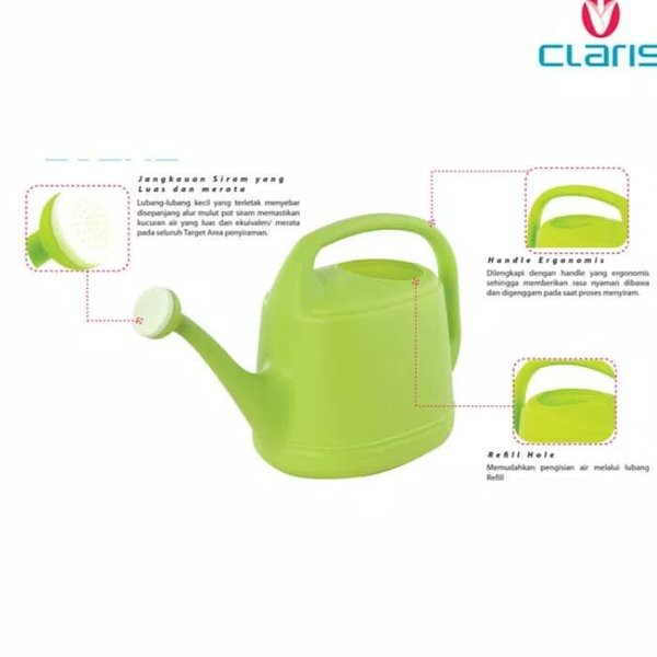 Claris 5955 Pot Siram / Siraman Bunga Tanaman Gardenia 3,4 Liter Plastik