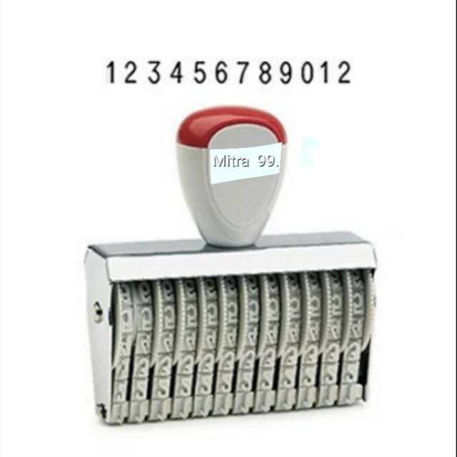 

Stempel putar angka,,size 3 mm, 12 digit .