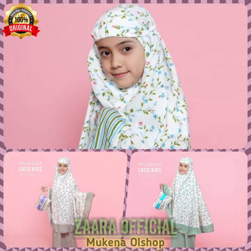 BEST SELLER - Mukena Anak Rayon Bali Lucie Original 2-13 tahun