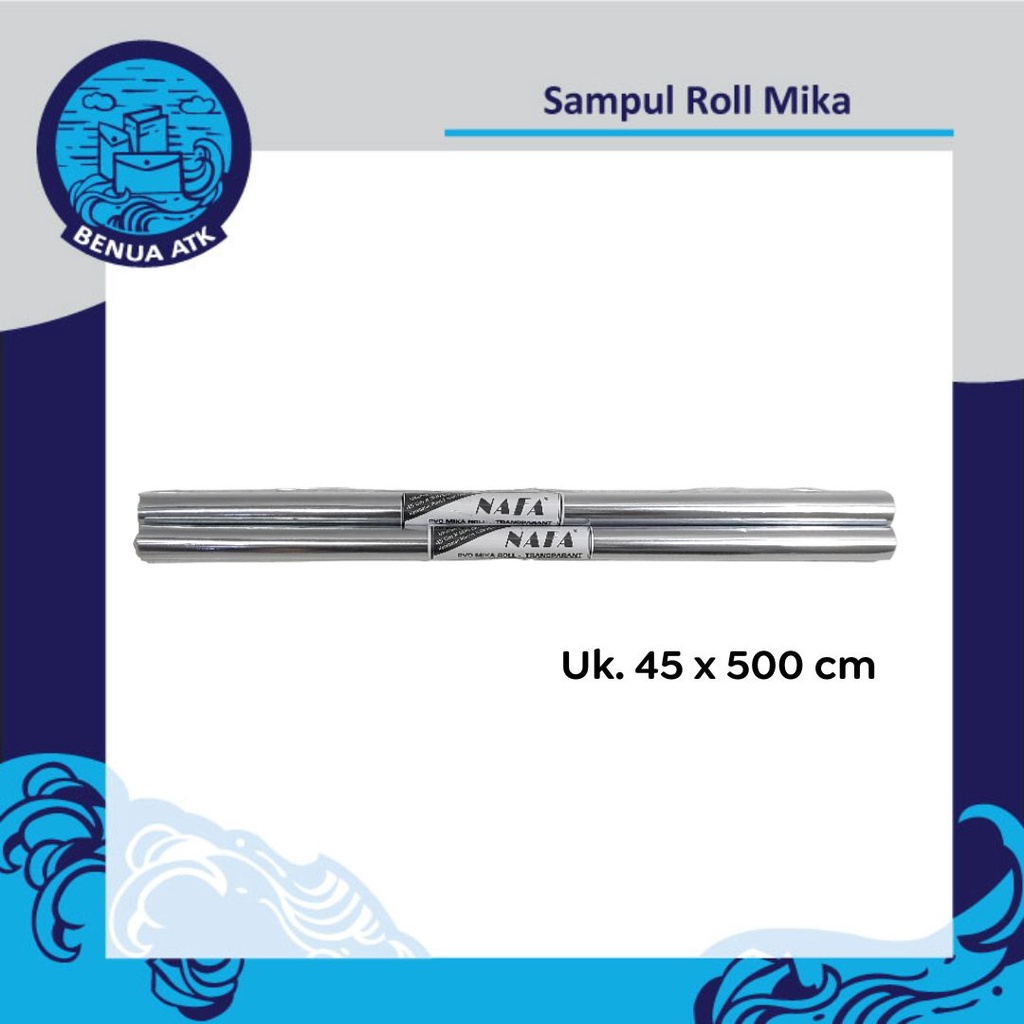 

Sampul Buku Plastik Roll Mika NAFA [45 x 500 cm]